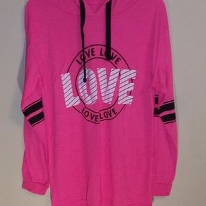 Bobbie Brooks long sleeve hooded t-shirt size Med